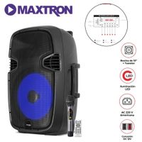 Parlante Maxtron Merkury MX 1510 USB BT TWS Conex. AC  Micrófono