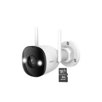 Camara de seguridad Wifi IMOU Bullet 3 2K 3MP + Micro SD 64GB Exterior Wifi Vision Nocturna Color