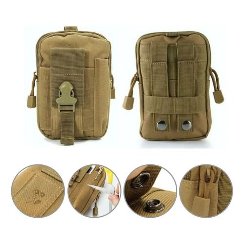 Morral Bolso Militar Táctico Molle Clip De Cinturón