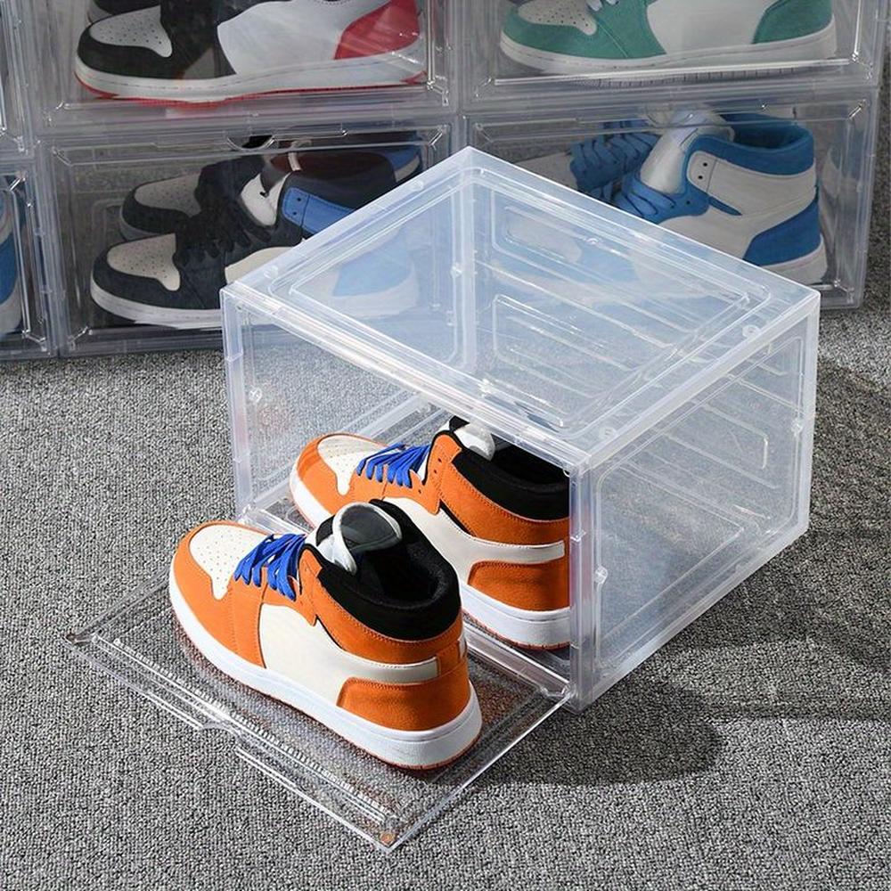 Caja Organizador De Zapatillas Con Puerta Magnética Lateral x 01Unidad