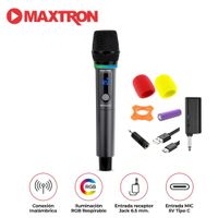 Micrófono Inalámbrico Recargable Maxtron MX 768WL Showman Wifi 2.4