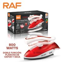 Plancha de vapor y seca plegable de viaje RAF R.1259 Peso ligero Rojo
