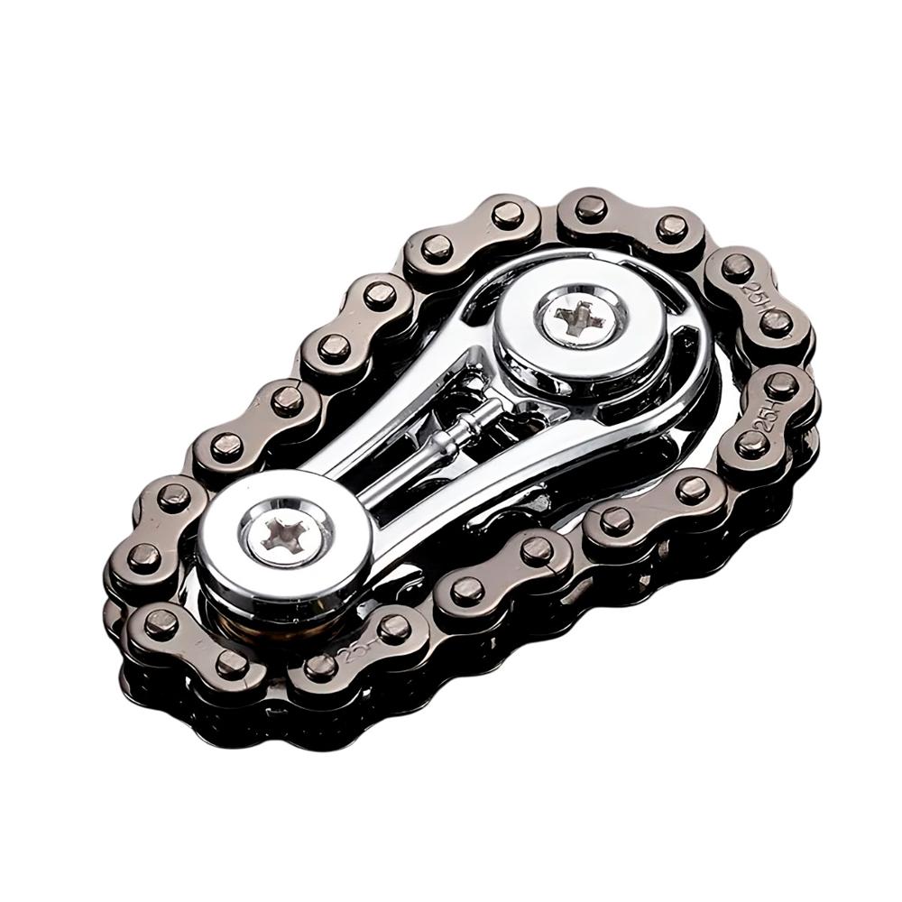 Spinner De Engranaje De Mano Modelo Cadena Giratorio