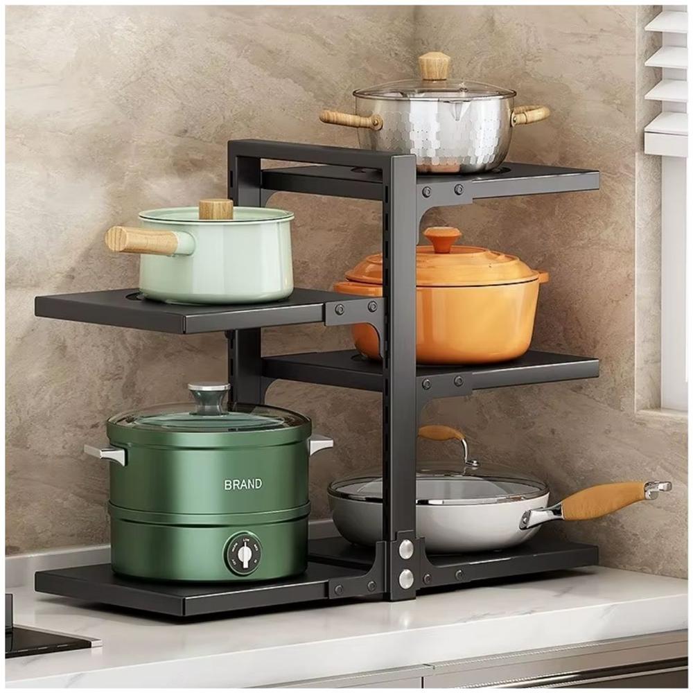 Estante Organizador de ollas y sartenes de 5 niveles Ajustable Premium