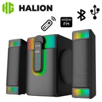 Parlante 2,1 Halion Jupiter HA R52 300 Watts Amplificador Clase D Sonido Pro