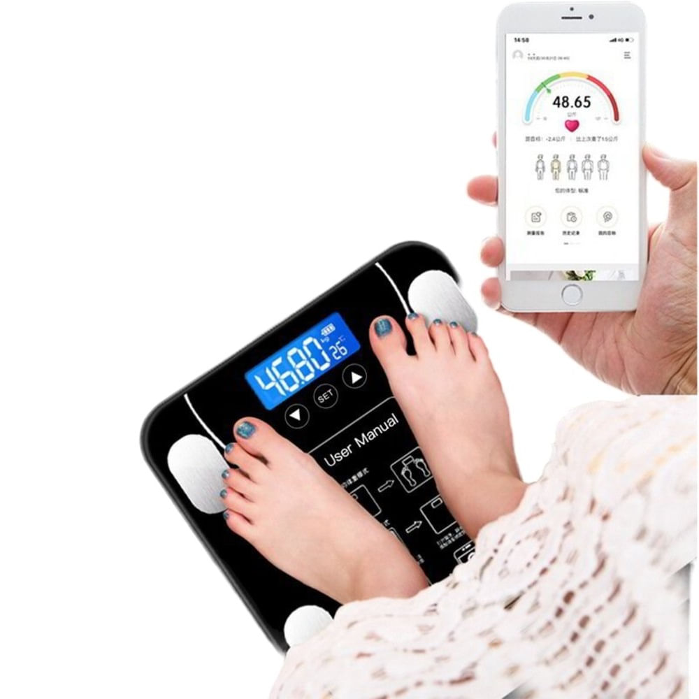 Básculas De Pesaje Del Hogar Digital Del Led 180 Kg a Pilas Balanza