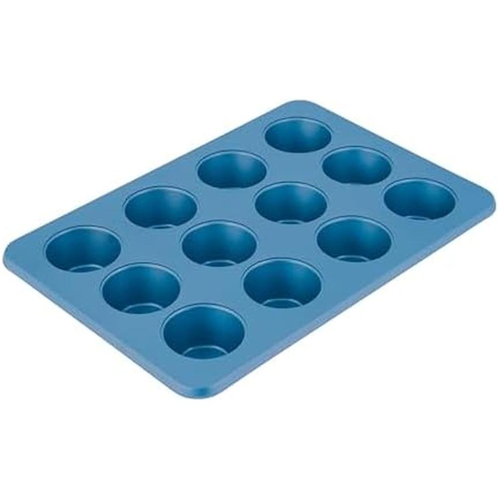 KitchenAid molde para muffins 12 tazas / 1.4 l, acero | Terciopelo azul