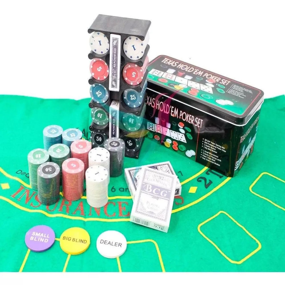 Juego de Poker Texas 200 Fichas