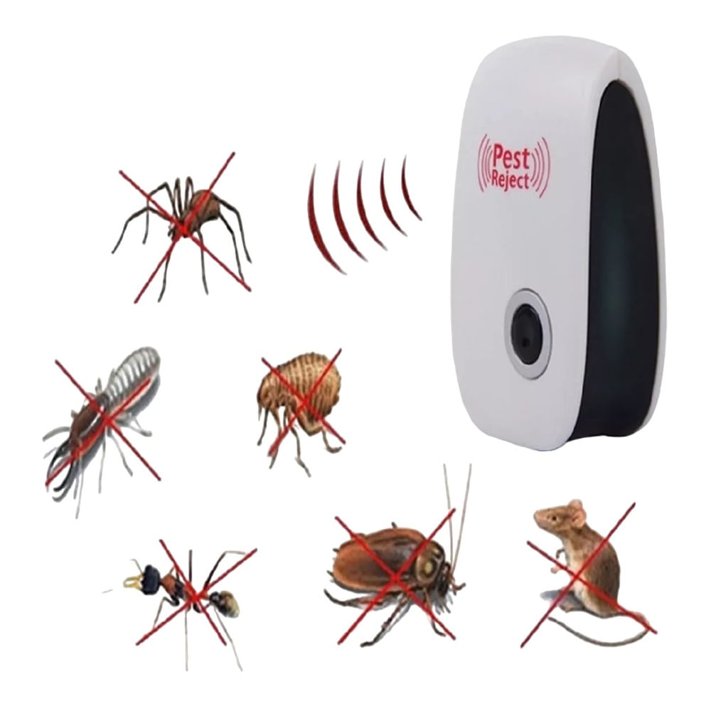 Repelente Ultrasónico para Mosquitos Insectos x 2 und Repelente Ultrasónico para Mosquitos Insectos x 2 und