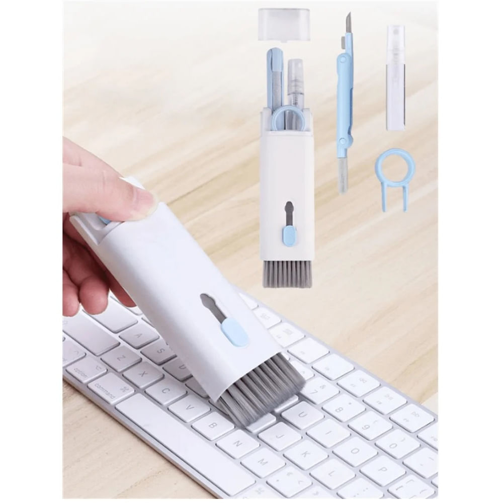 Kit de Limpieza de Teclado Electrónico 7 en 1 Celeste