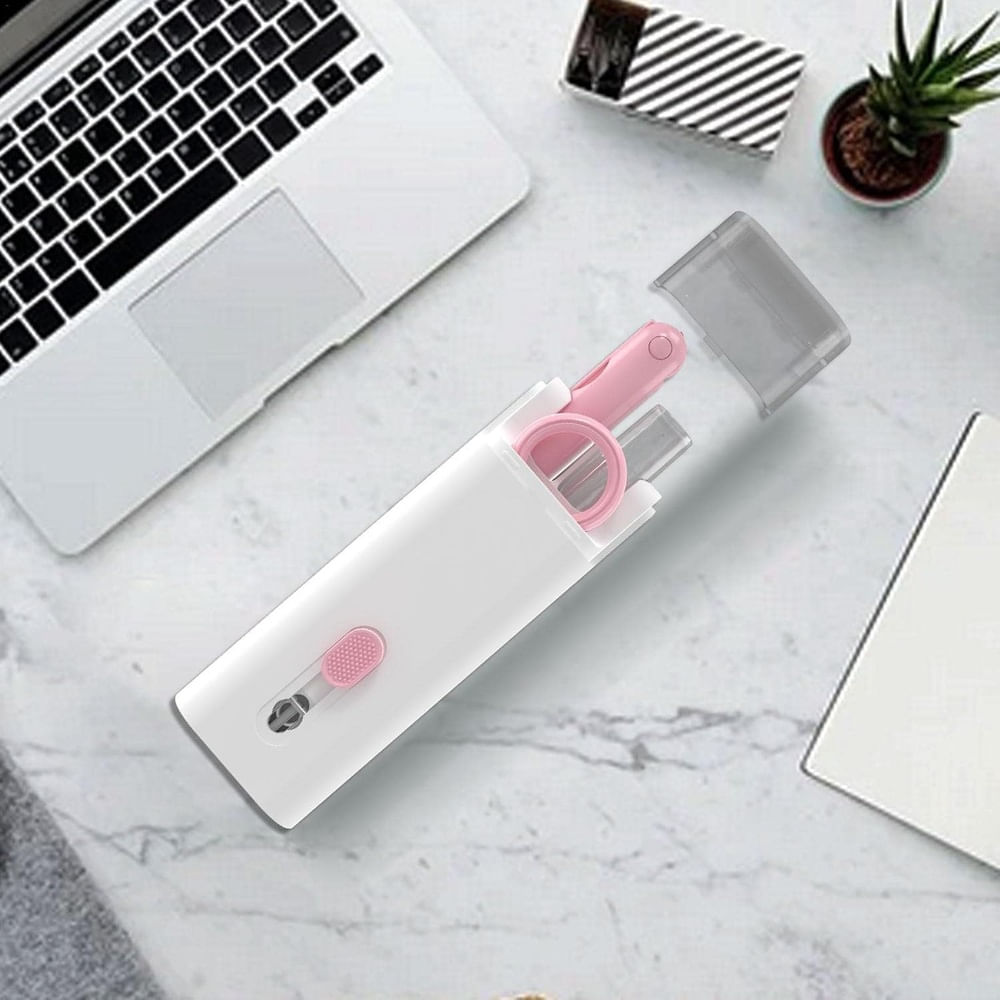 Kit de Limpieza de Teclado Electrónico 7 en 1 Rosado