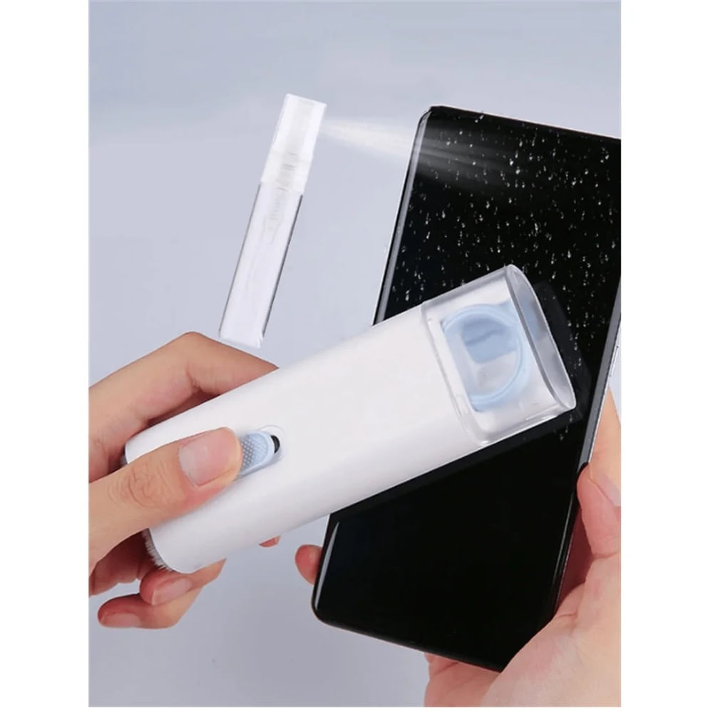 Kit de Limpieza Multifuncional 7 En 1 Cepillo de Limpieza para Teclado y Celulares Celeste