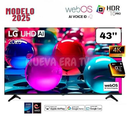 TELEVISOR LG 43 43UA7300PSB 4K UHD AI SMART TV 2025 TELEVISOR LG 43 43UA7300PSB 4K UHD AI SMART TV 2025