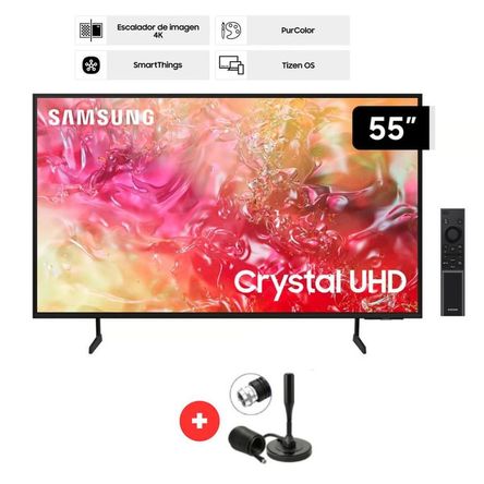 TELEVISOR SAMSUNG 55 UN55DU7000GXPE CRYSTAL UHD 4K MAS ANTENA DIGITAL TELEVISOR SAMSUNG 55 UN55DU7000GXPE CRYSTAL UHD 4K MAS ANTENA DIGITAL