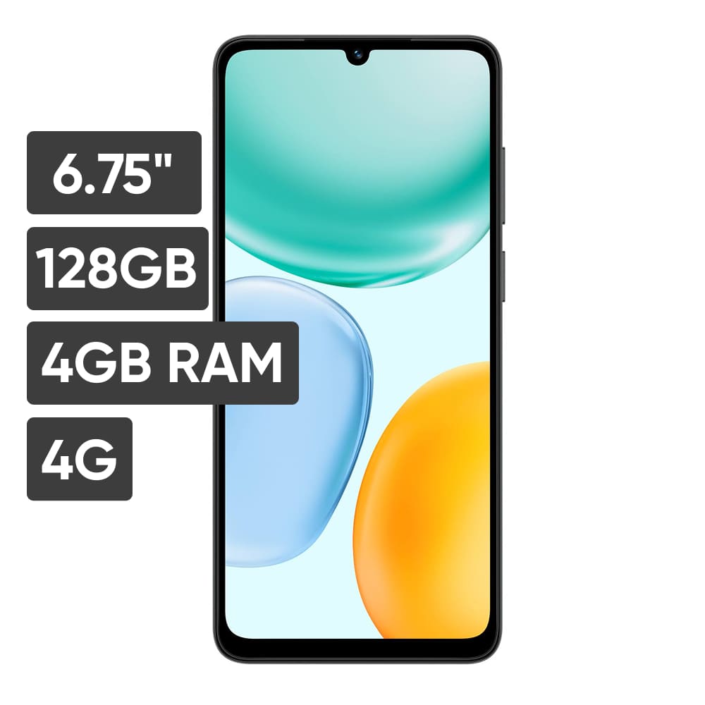 Smartphone HONOR X5C 6.75"" 4GB 128GB 50 MP + Auxiliary Camera Negro