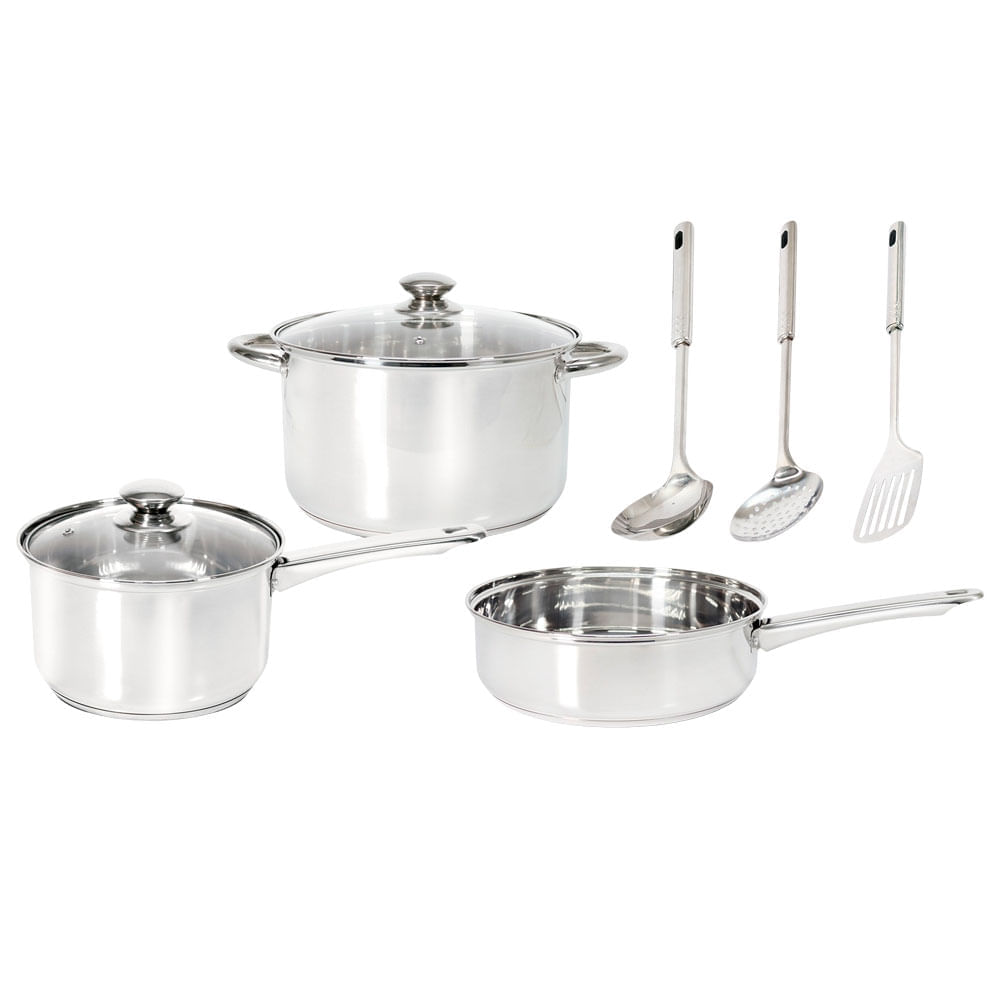 Set de Batería ILKO Prime Ac Inox 8pzas