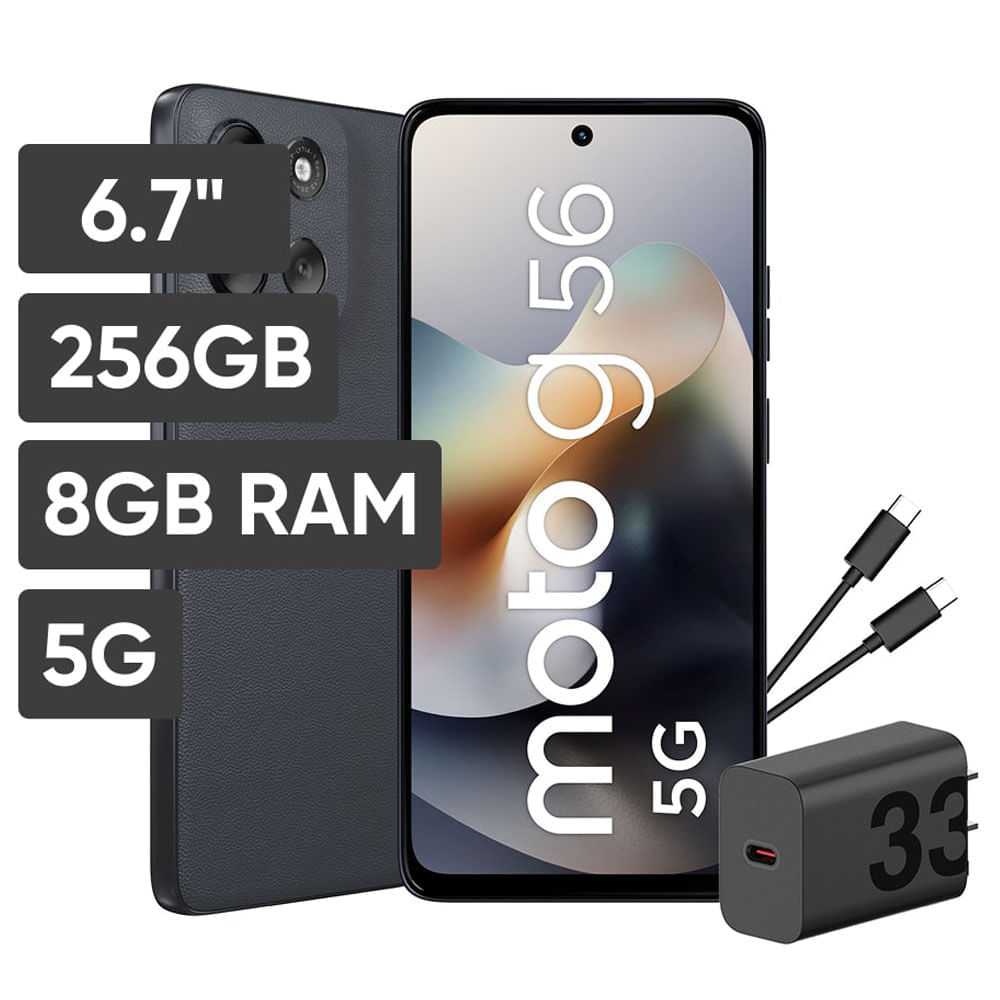 Smartphone MOTOROLA G56 6.7"" 8GB 256GB 50MP + 8MP Azul Marino