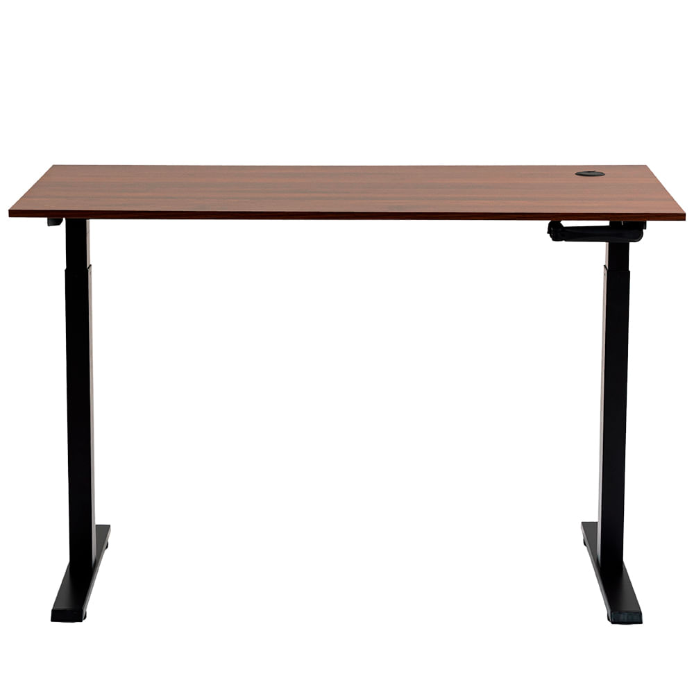 Escritorio Regulable Manual Dreizt 120x60 cm Caramelo  Manual Xdesk