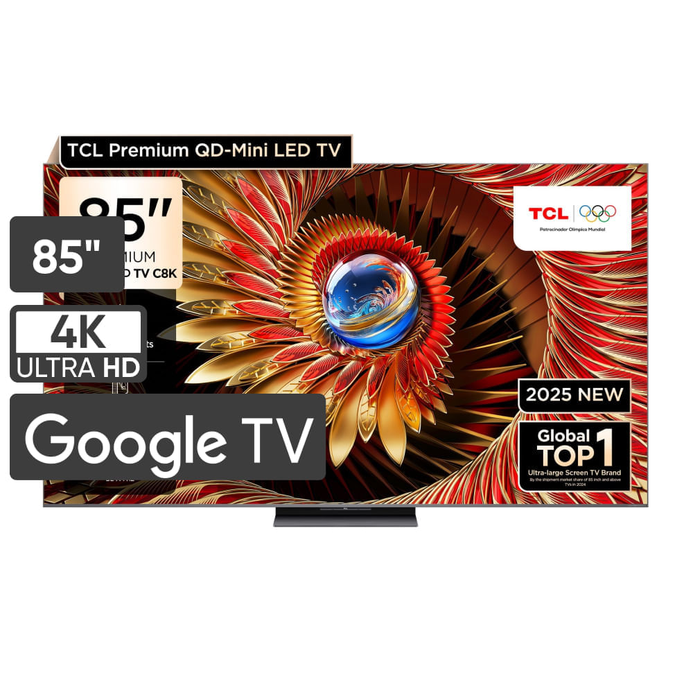 Televisor TCL QD Miniled 85'' UHD 4K 85C8K