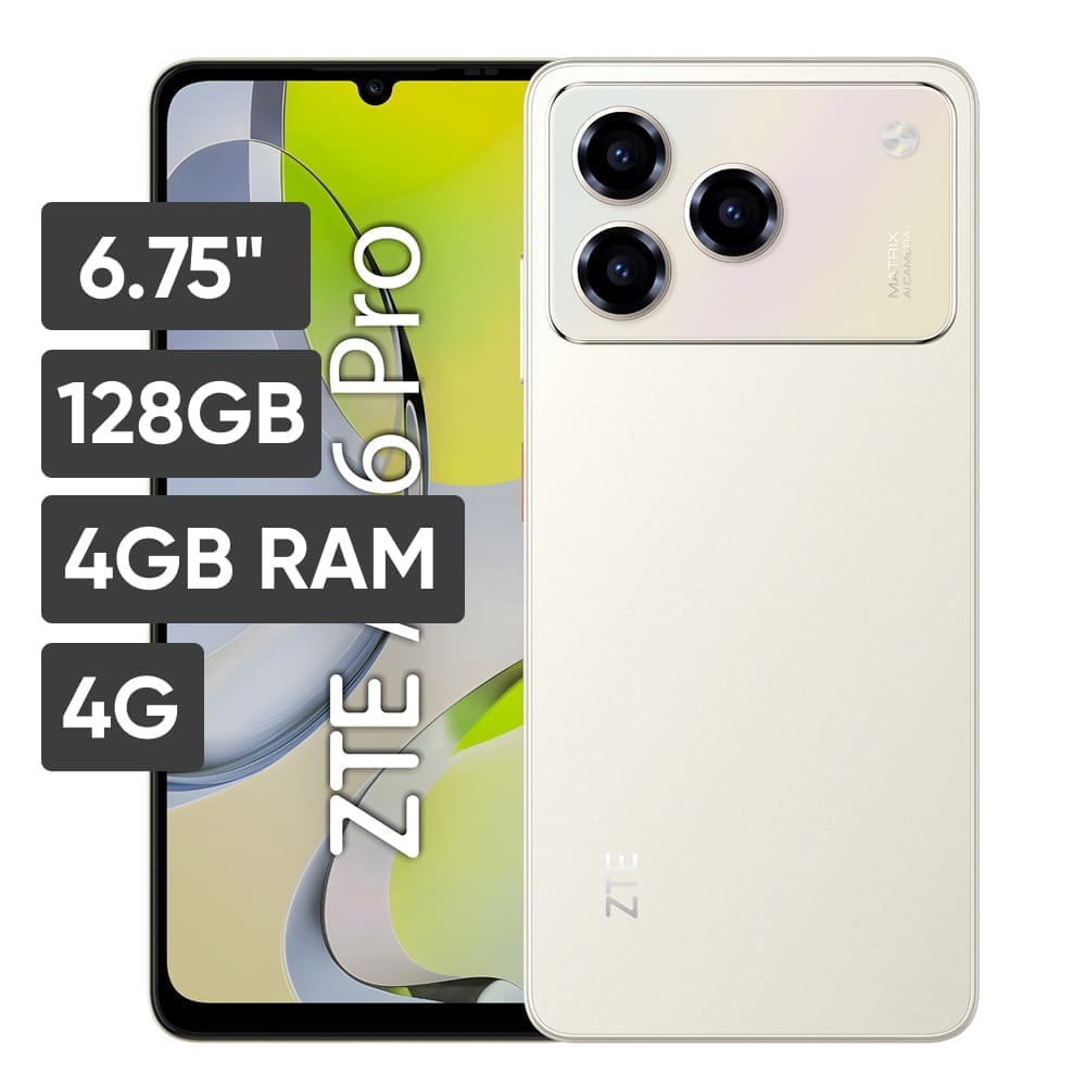 Smartphone ZTE Blade A56 Pro 6.75'' 4GB 128GB 50MP + 0.08MP + 0.08MP Dorado