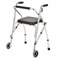 Andador con Asiento y 2 ruedas SV Ortopedia