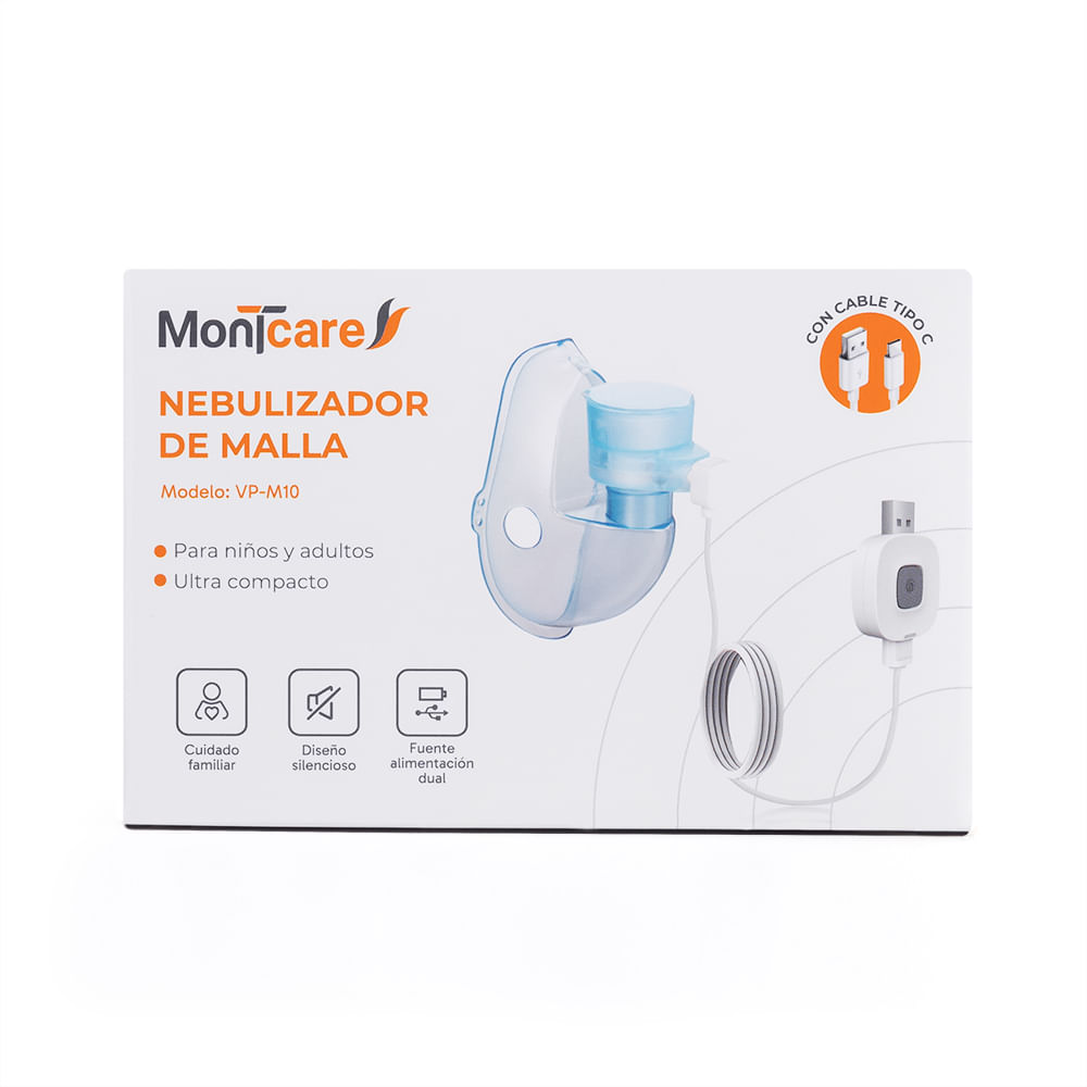 Nebulizador De Malla Ultraportátil Montcare Mesh Dual