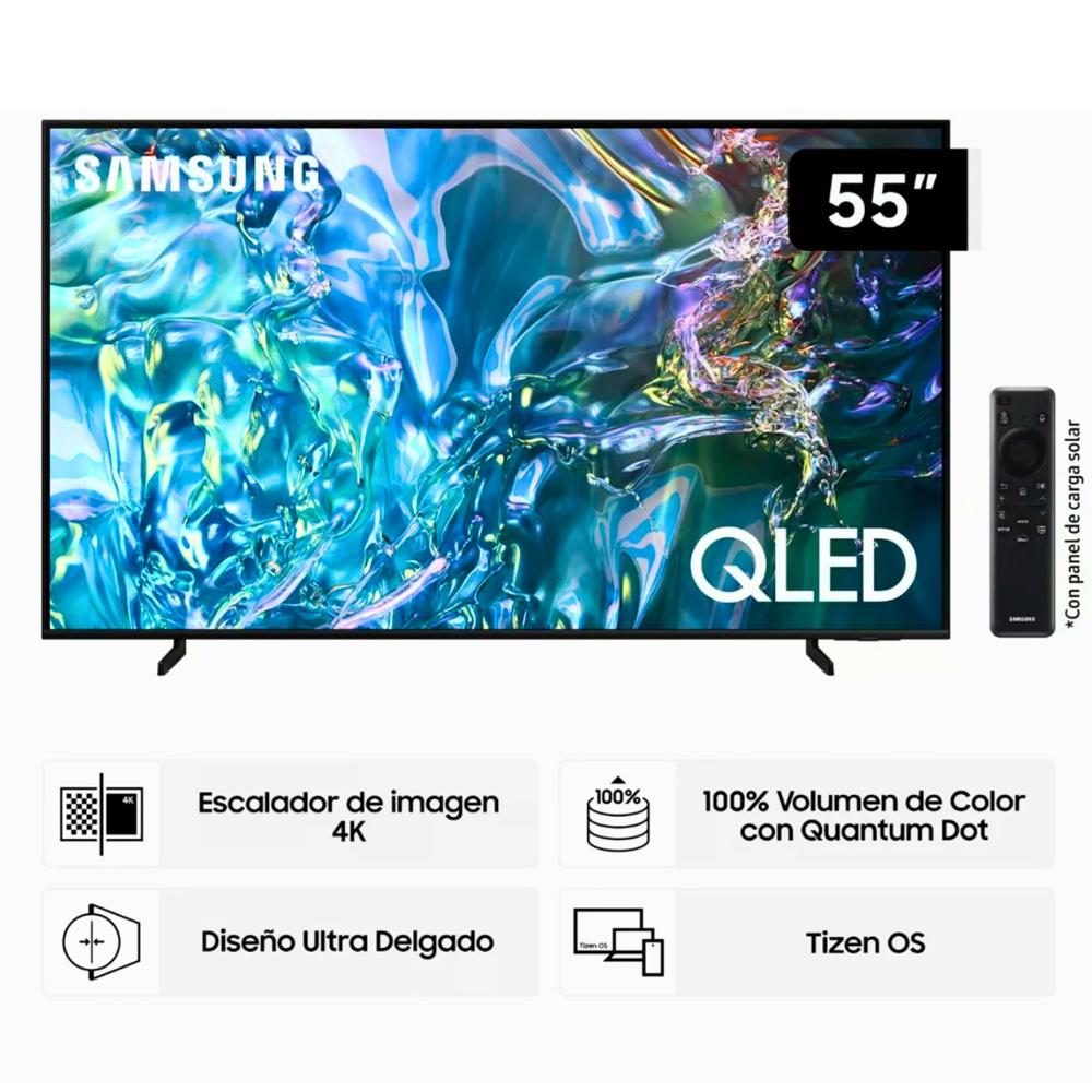 Televisor SAMSUNG QLED 55 UHD 4K Smart TV QN55Q60DAGXPE