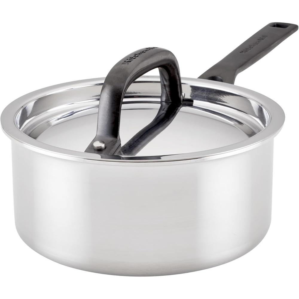 KitchenAid sartén inducción acero inoxidable 1.5 qt / 1.4 l | Inox pulido
