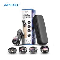 Kit de Lentes Apexel 5 En 1 Para Smartphone HB5-Negro