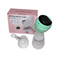 Extractor de Leche Eléctrico Portátil Recargable con Biberon - Verde