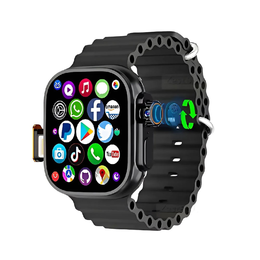 Smartwatch DW100 Pro Plus 128GB Chip Play Store Amoled Negro