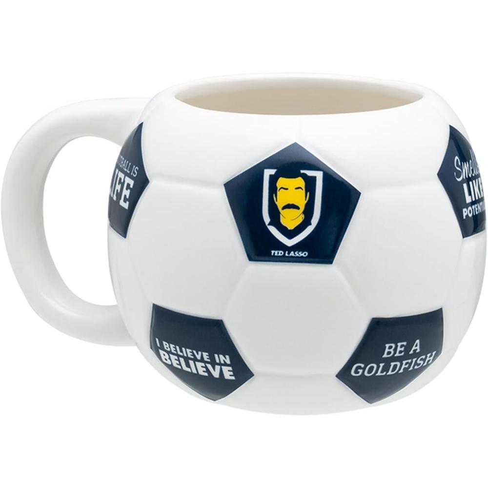 Paladone Ted Lasso, taza fútbol cerámica oficial