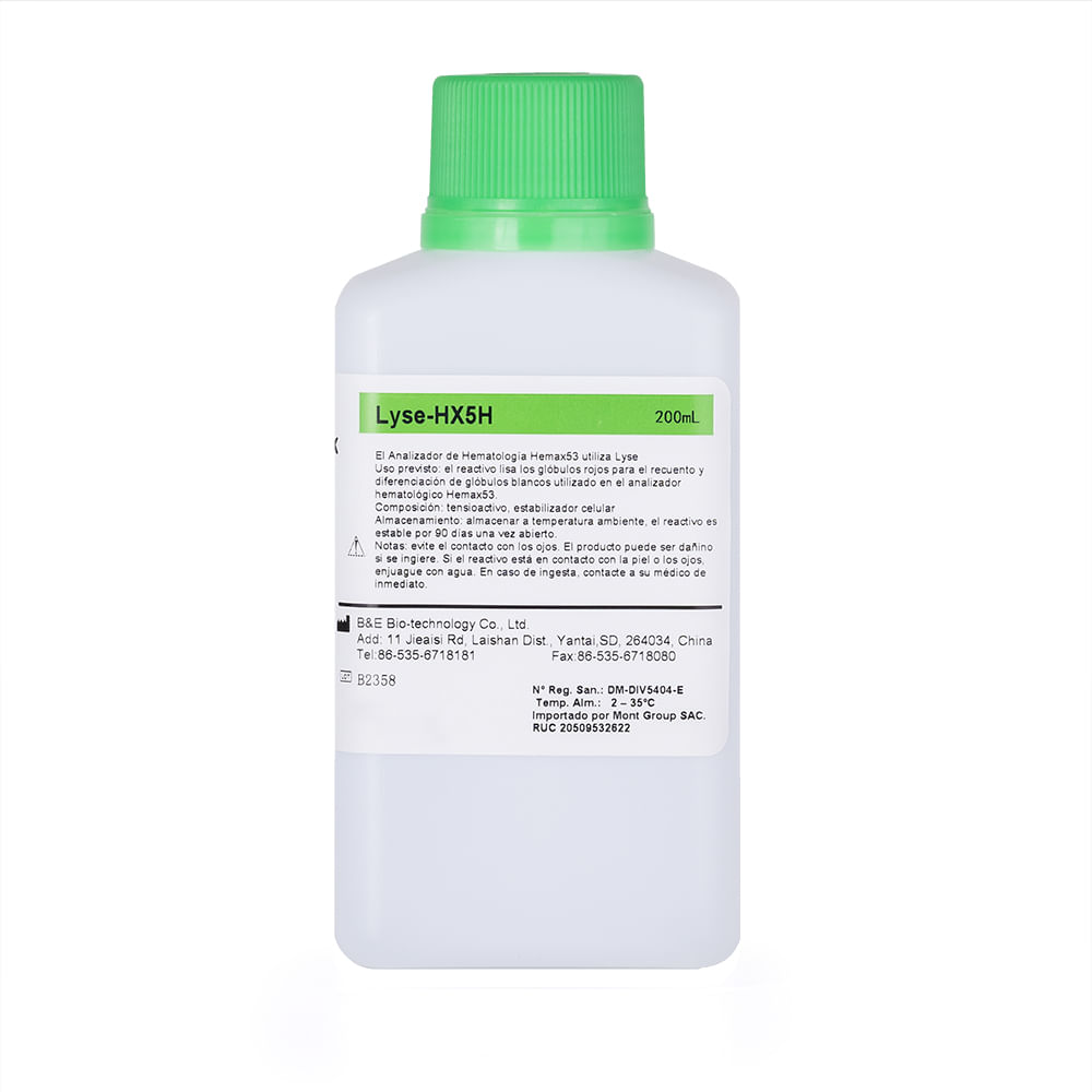 Lisante Lyse Hx5h Para Uso En Hemax 53 De 200 Ml