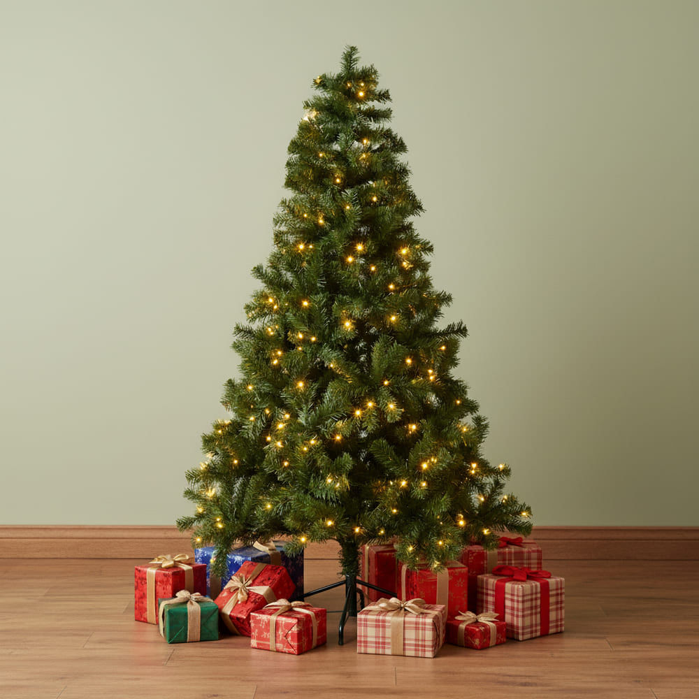 Árbol 180 cm 740 Ramas Fibra Óptica - 340 LEDs