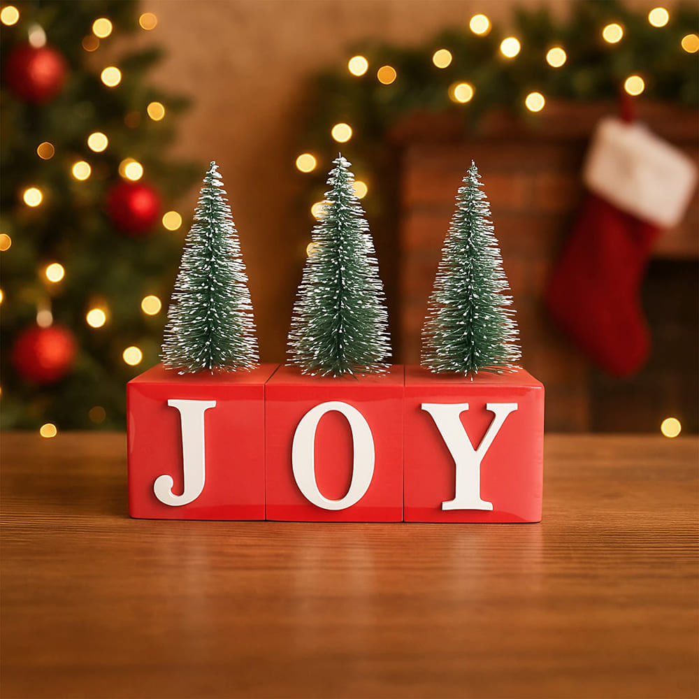 Set de 3 Bloques Decorativos Cuentos de Navidad