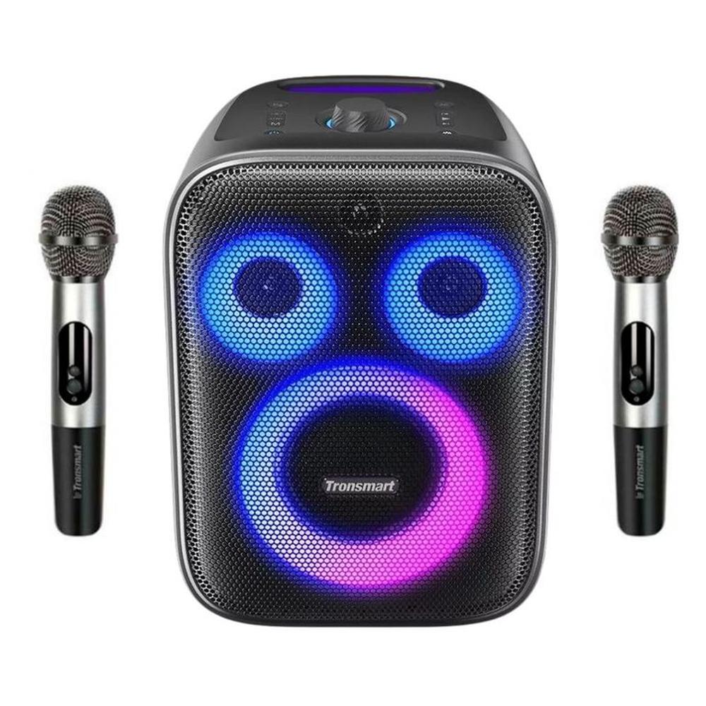 Tronsmart Halo 200 Parlante BT 120W RGB de hasta 18 horas y 2 mic.