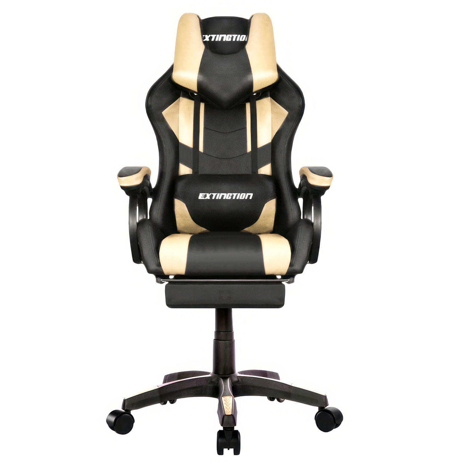 Silla Gamer Extingtion Sapp Gamuza-Cuerina Color Dorado