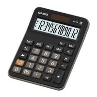 Calculadora electrónica de 12 dígitos casio mx-12b - Negro
