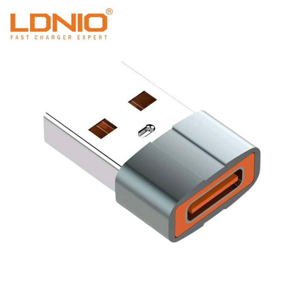 Adaptador LDNIO LC150 USB-C Hembra a USB Macho Fast Transmission 5Gbps