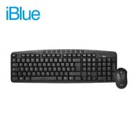 Media Combo IBlue 78873-BK Negro Teclado y Mouse USB Plug and Play