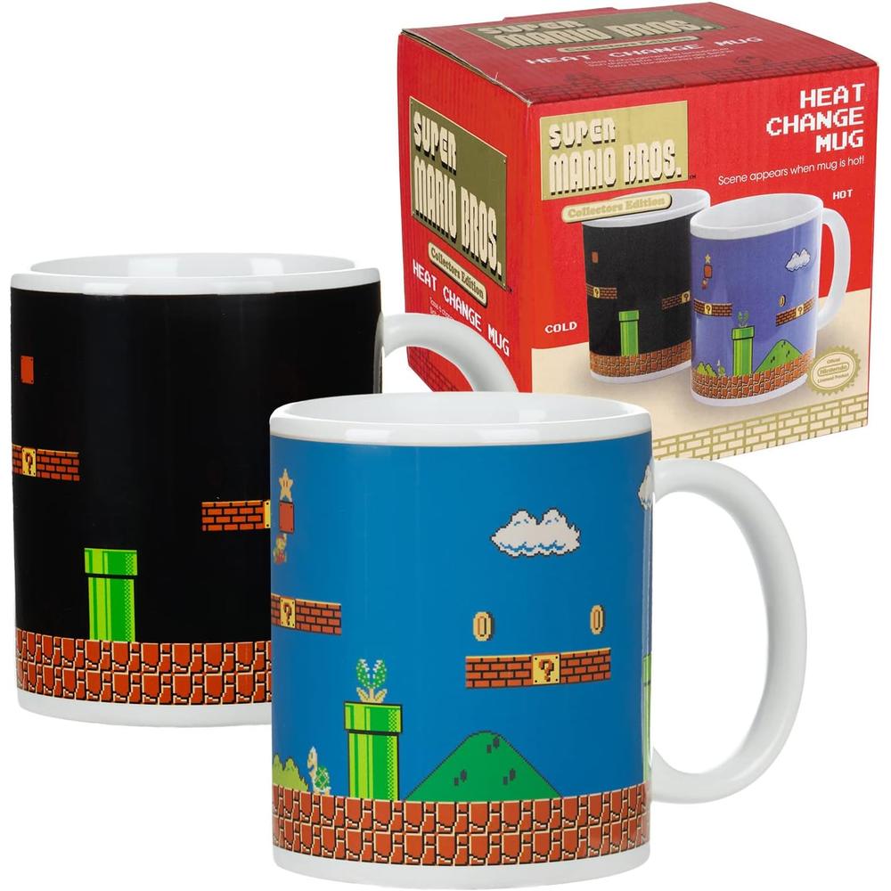 Paladone Super Mario, taza termosensible coleccionista