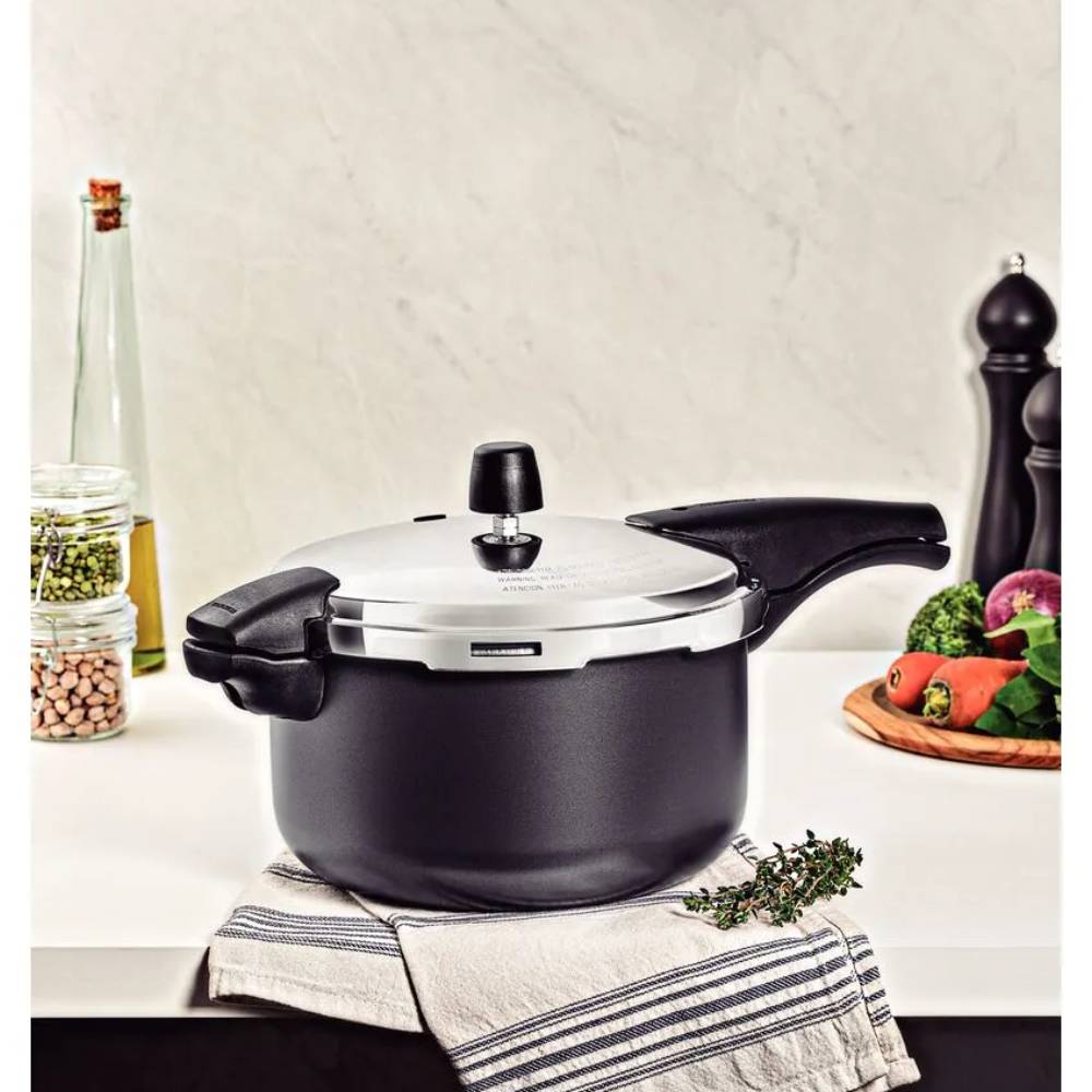 Olla de Presión Tramontina Vancouver en Aluminio Grafito 24 cm 6 L