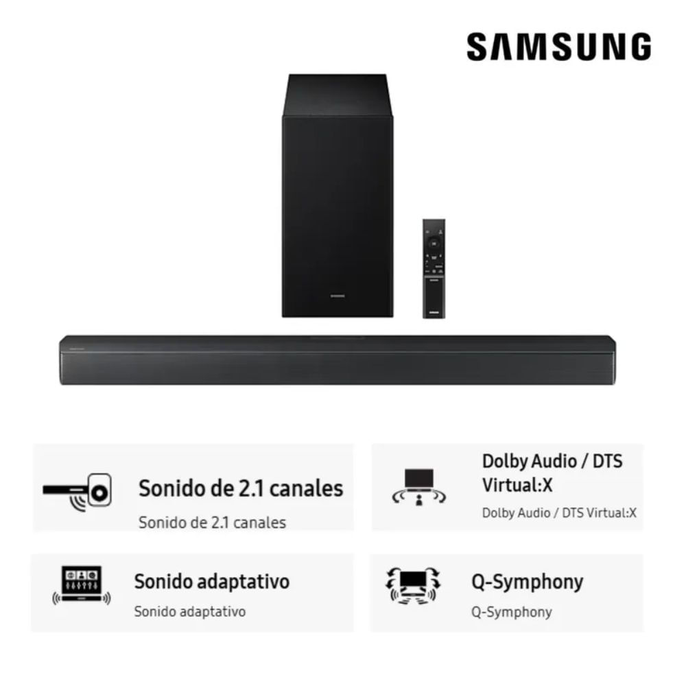 SOUNDBAR SAMSUNG SERIE B 2.1 CH. B450F-2025