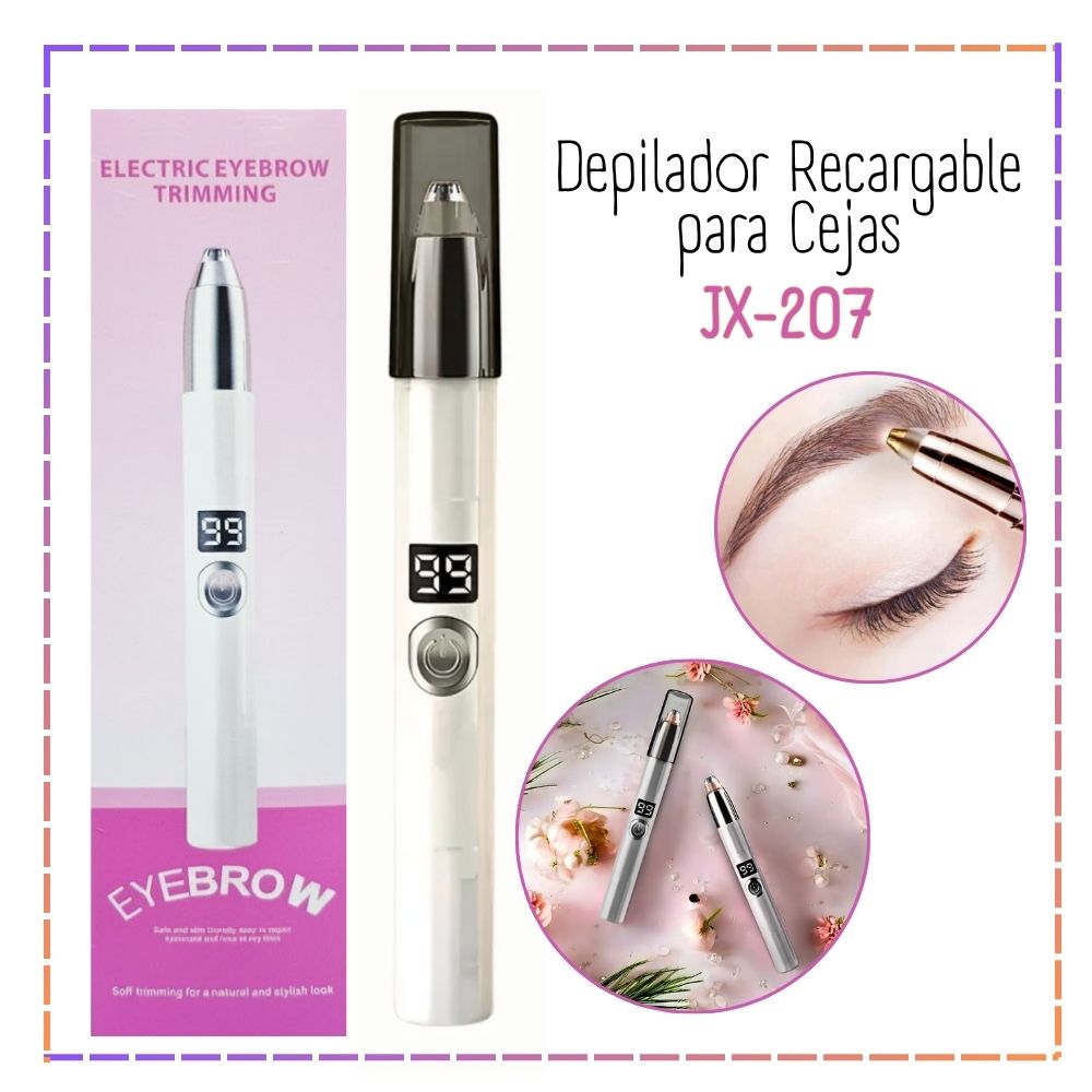 DEPILADORA DE CEJA RECARGABLE