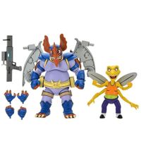 FIGURA NECA TMNT CARTOON - WINGNUT Y SCREWLOOSE 2- PACK EXCLUSIVO