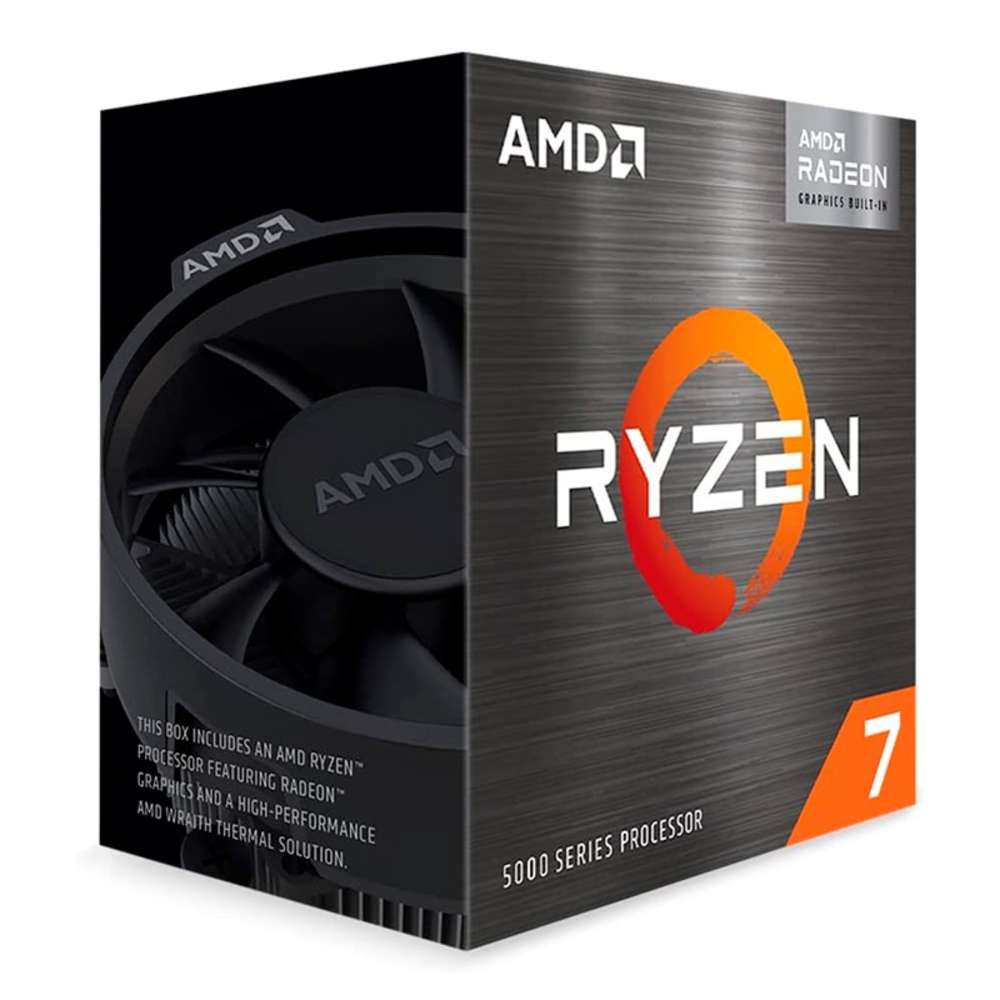 Procesador AMD Ryzen 7 5700G, 3.80 / 4.60GHz, 16MB L3, 8-Core, AM4