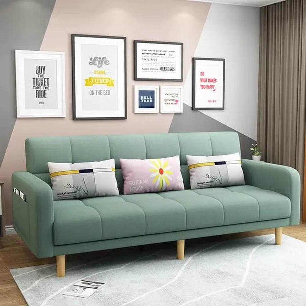 Sofá Eines dos cuerpos verde mate más obsequio Sofá Eines dos cuerpos verde mate más obsequio