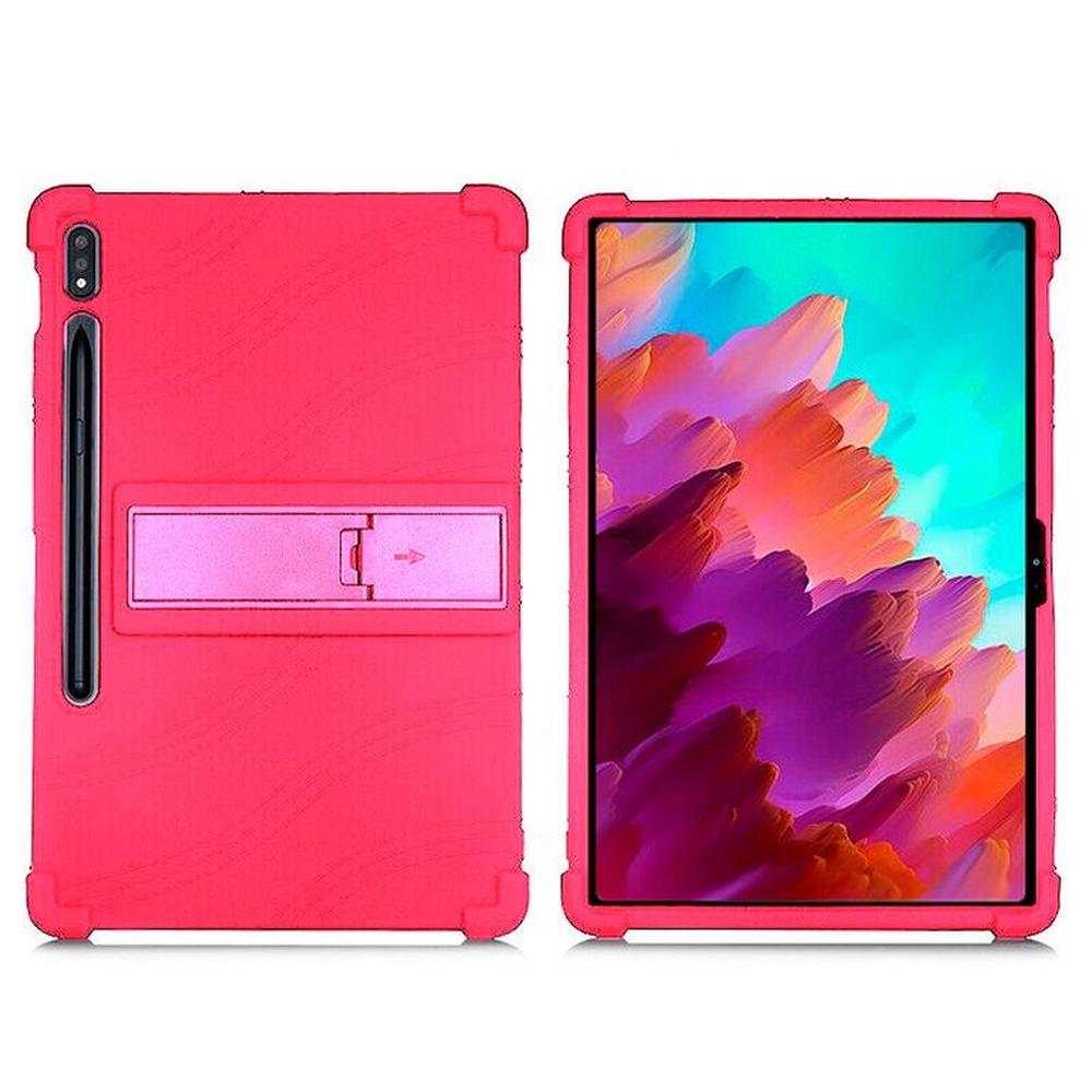 Funda Silicona Fucsia para tablet Samsung Galaxy Tab S7 FE Funda Silicona Fucsia para tablet Samsung Galaxy Tab S7 FE