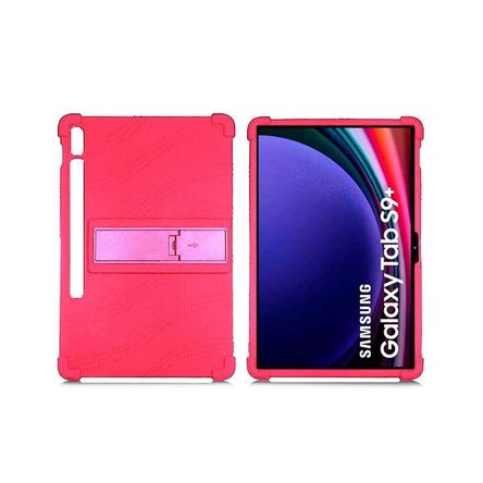 Funda Silicona Fucsia para tablet Samsung Galaxy Tab S9 Plus Funda Silicona Fucsia para tablet Samsung Galaxy Tab S9 Plus