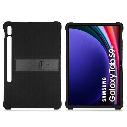 Funda Silicona Negro para tablet Samsung Galaxy Tab S9 Plus Funda Silicona Negro para tablet Samsung Galaxy Tab S9 Plus